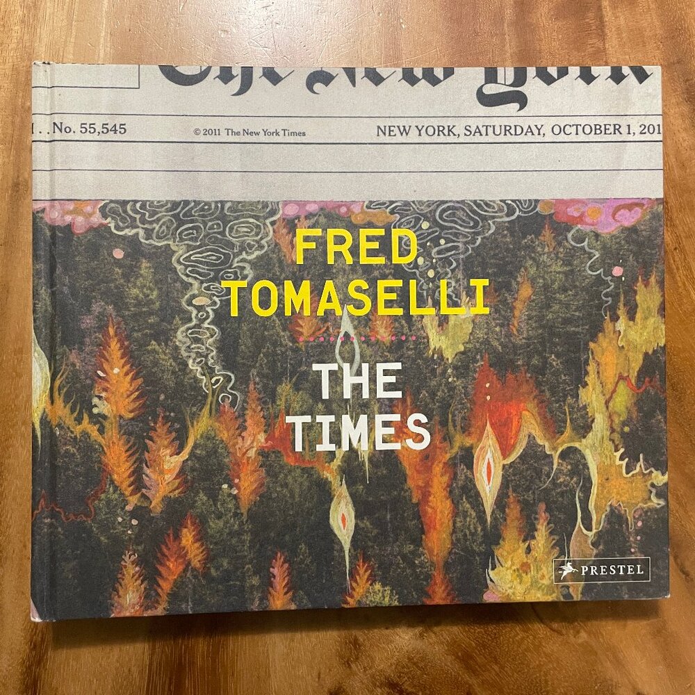 Fred Tomaselli The Times by Fred Tomaselli HC 2014 Coffee Table Book